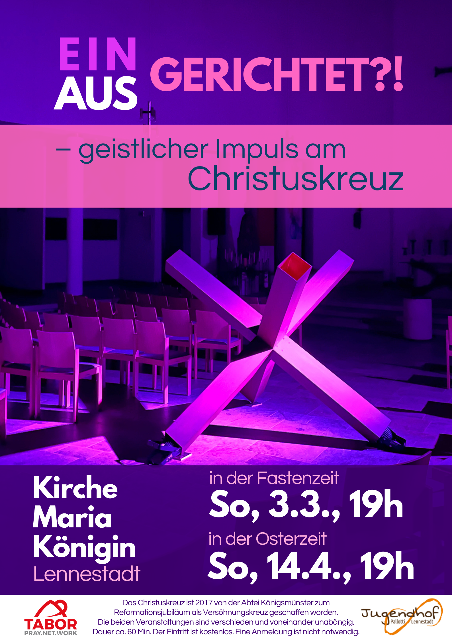 2024-03 Plakat geistlicher Impuls Christuskreuz Plaka-Geistlicher Impuls-Christuskreuz